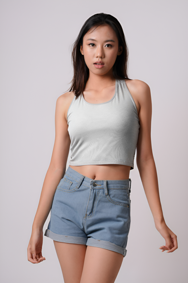 Evaanthe trending halterneck cropped top - Image 3