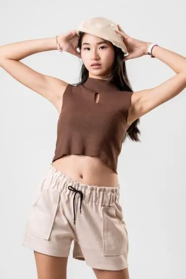 Trending Elaastic Waist Girls Short