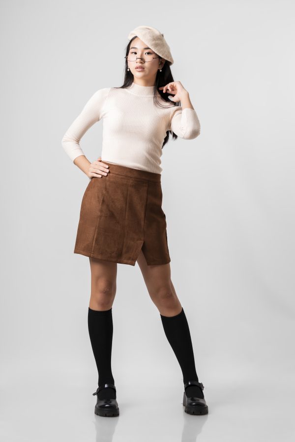 Front Slit Short Skirt - Image 2