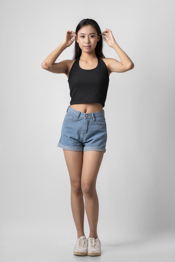 Evaanthe trending halterneck cropped top - Image 4